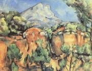 Paul Cezanne Mont Sainte-Victoire Seen from the Quarry at Bibemus (mk09) painting